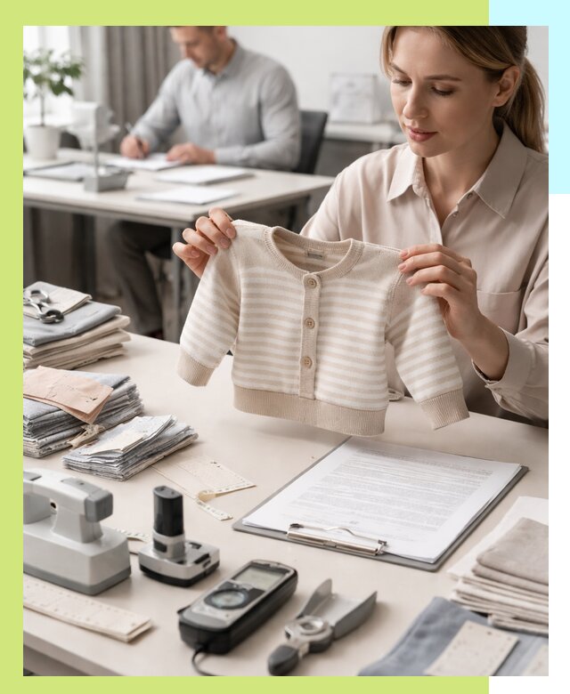 Сертификация детской одежды и текстильных изделий в Керчи