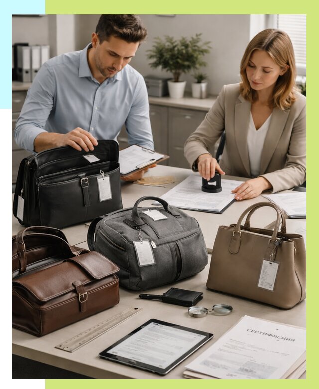 Сертификация сумок в Керчи от 7659 руб. | Алешин-Крч