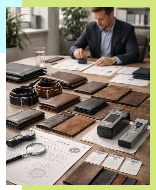 Сертификация кожаных изделий в Керчи от 12254 р. | Алешин-Крч