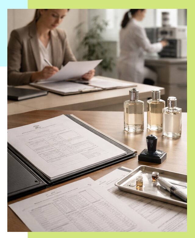 Сертификация парфюмерии в Керчи от 15318 р. | Алешин-Крч