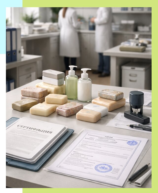 Сертификация мыла и сертификат на мыло в Керчи от 12254 | Алешин-Крч