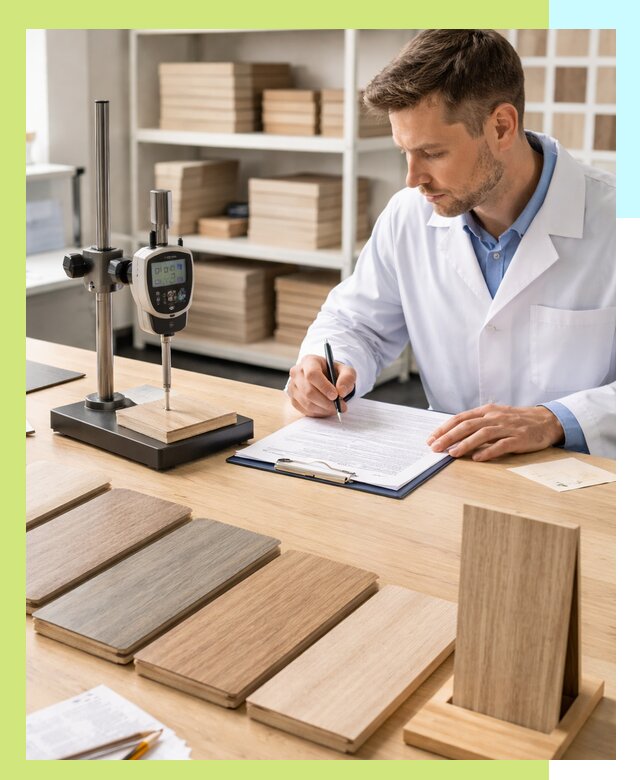 Сертификация ламината с испытаниями и оформлением документов в Керчи