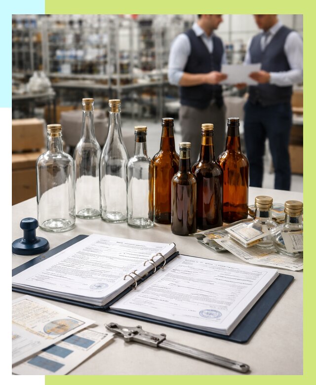 Сертификация стеклянных бутылок в Керчи от 25530 р. | Алешин-Крч