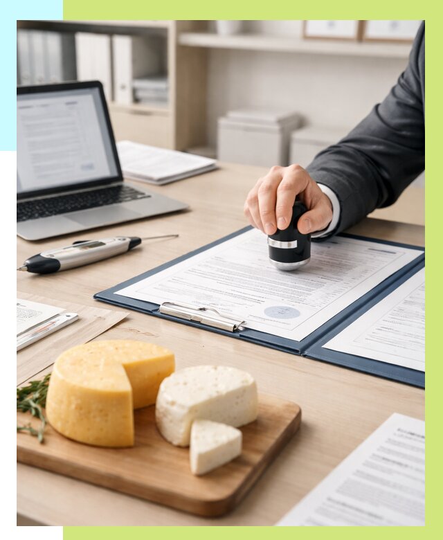 Сертификация сыров в Керчи от 15318 р | Сертификат на сыр Алешин-Крч