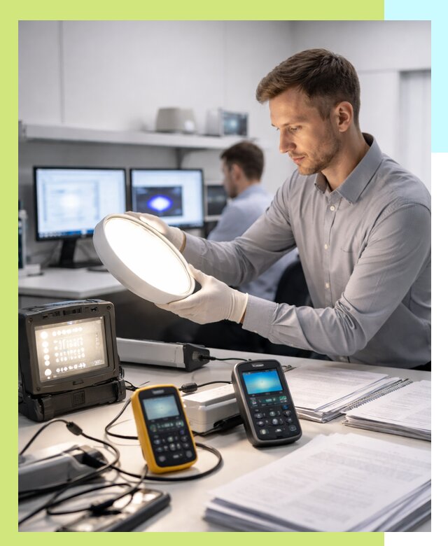 Сертификация светильников в Керчи: испытания и оформление