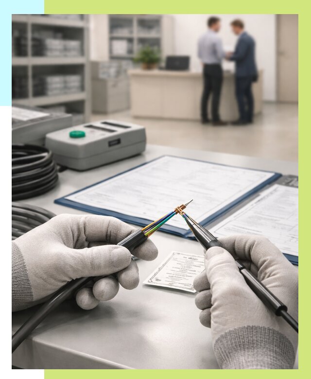 Сертификация провода в Керчи от 18382 р. в Алешин-Крч