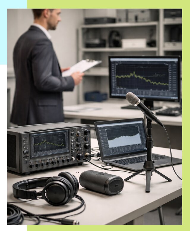 Сертификация аудиотехники в Керчи от 15318 р., Алешин-Крч