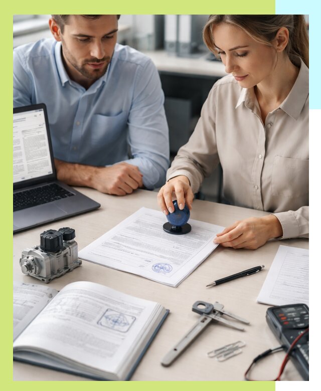 Выдача паспорта изделия и техническая экспертиза продукции в Керчи