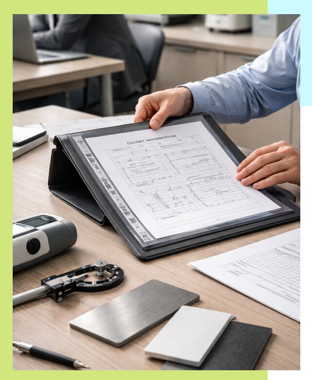 Оформление паспорта материала для продукции в Керчи