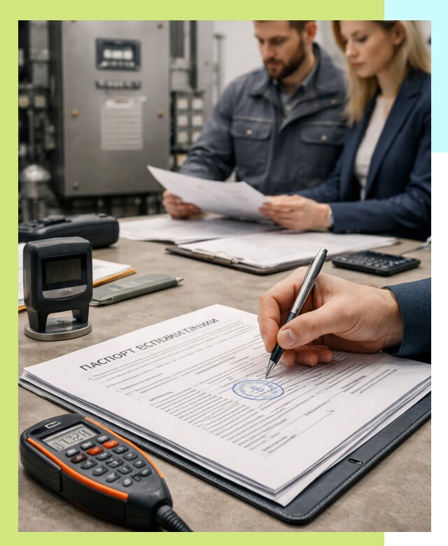 Оформление паспорта эксплуатации оборудования в Керчи