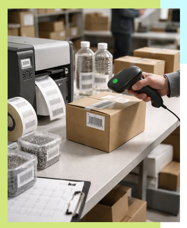 Штрихкодирование продукции и маркировка для продажи в Керчи