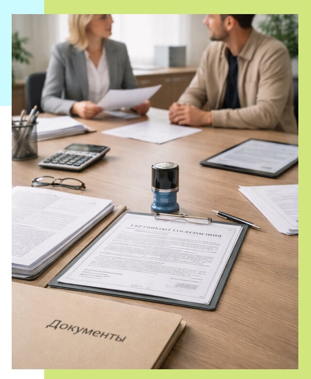 Сертификат соответствия на продукцию в Керчи от 15318 р.|Алешин-Крч