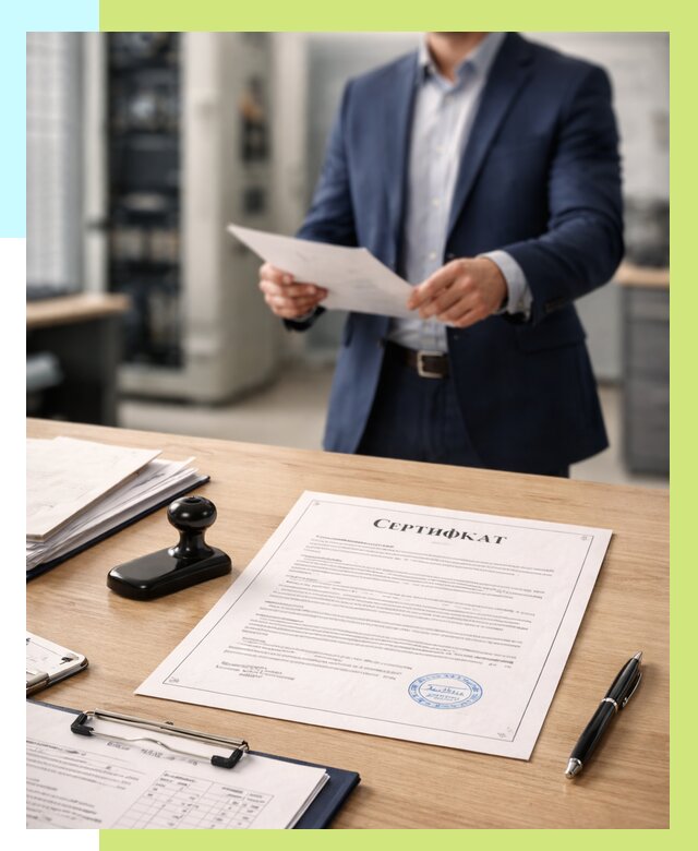 Сертификат на оборудование в Керчи от 15318 р. | Алешин-Крч