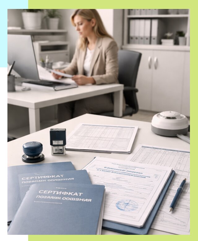 Сертификаты пожарной безопасности в Керчи от 15318 р. | Алешин-Крч