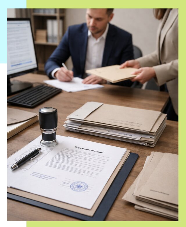 Отказное письмо для таможни в Керчи от 3064 р, Алешин-Крч