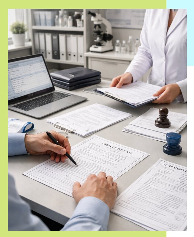 Оформление сертификата GMP в Керчи для фармпроизводства