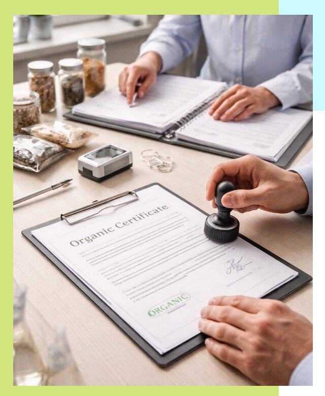 Получение органик сертификата для продукции в Керчи