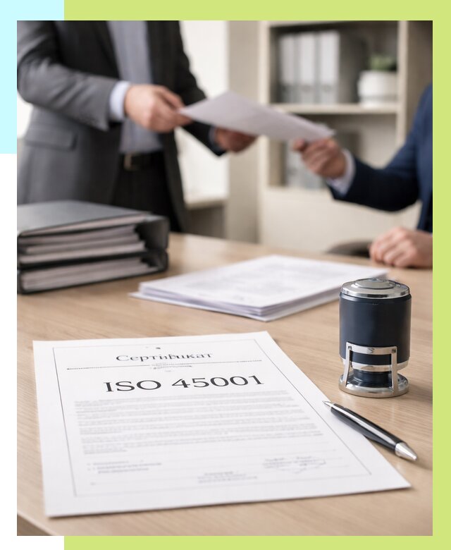 Сертификат ISO 45001 в Керчи под ключ от 45954 р. | Алешин-Крч