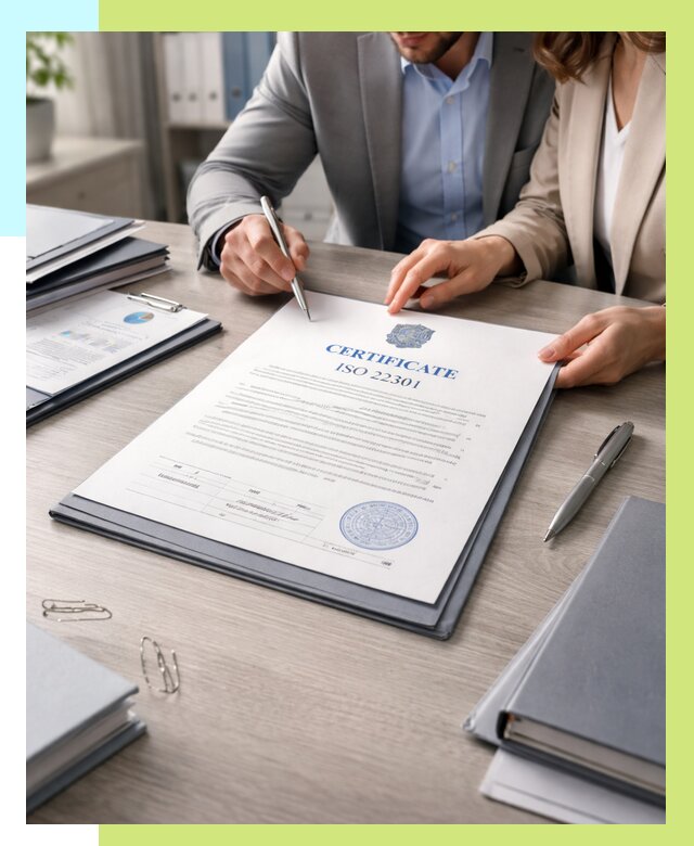 Сертификат ISO 22301 в Керчи от 45954 р. | Алешин-Крч срочно