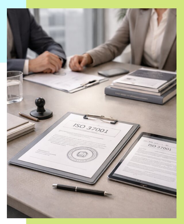 Сертификат ISO 37001 в Керчи оформить от 122544 р. Алешин-Крч