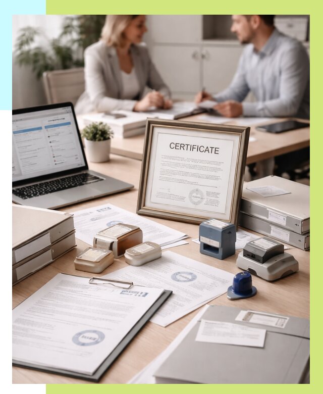 Сертификация компании в Керчи от 45954 р. | Алешин-Крч — заказ